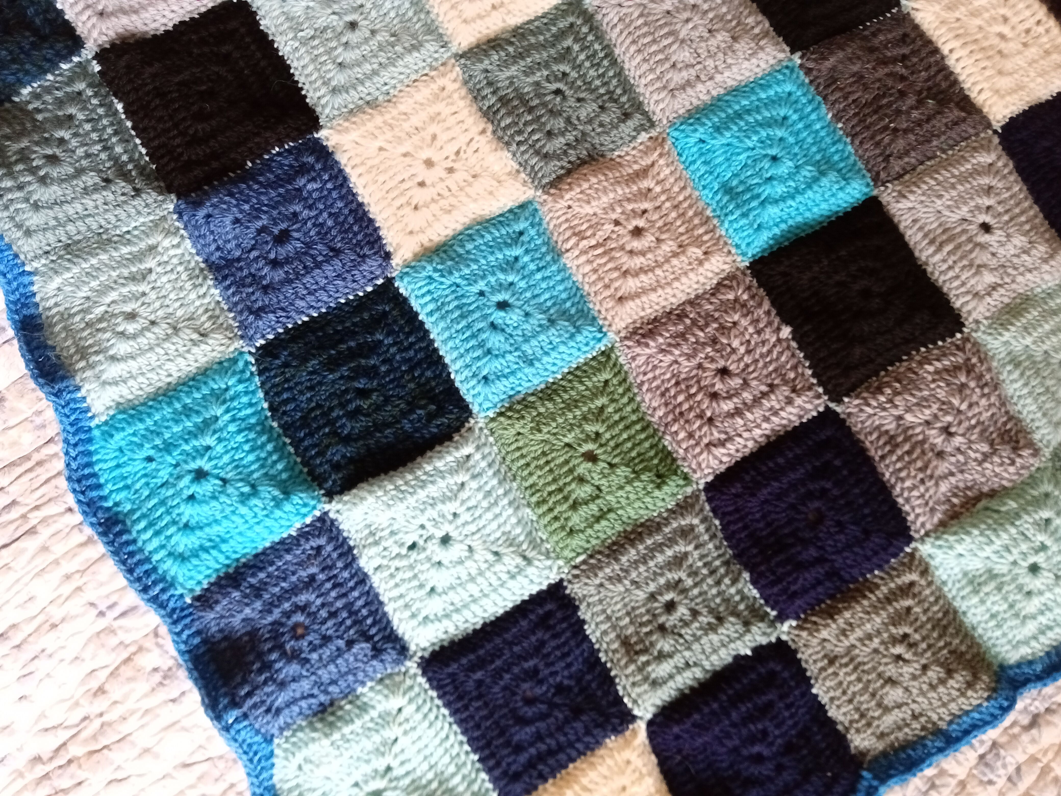 Vintage patchwork throw