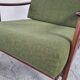 Pair of Scandinavian armchairs in afromosia, 60s