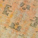 6x9 Shades Of Peach Orange Handmade Wool Oriental Turkish Rug, 180x286Cm