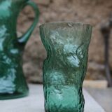 Vintage blown glass orangeade set