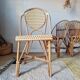 Vintage bistro chairs rattan Hardy house