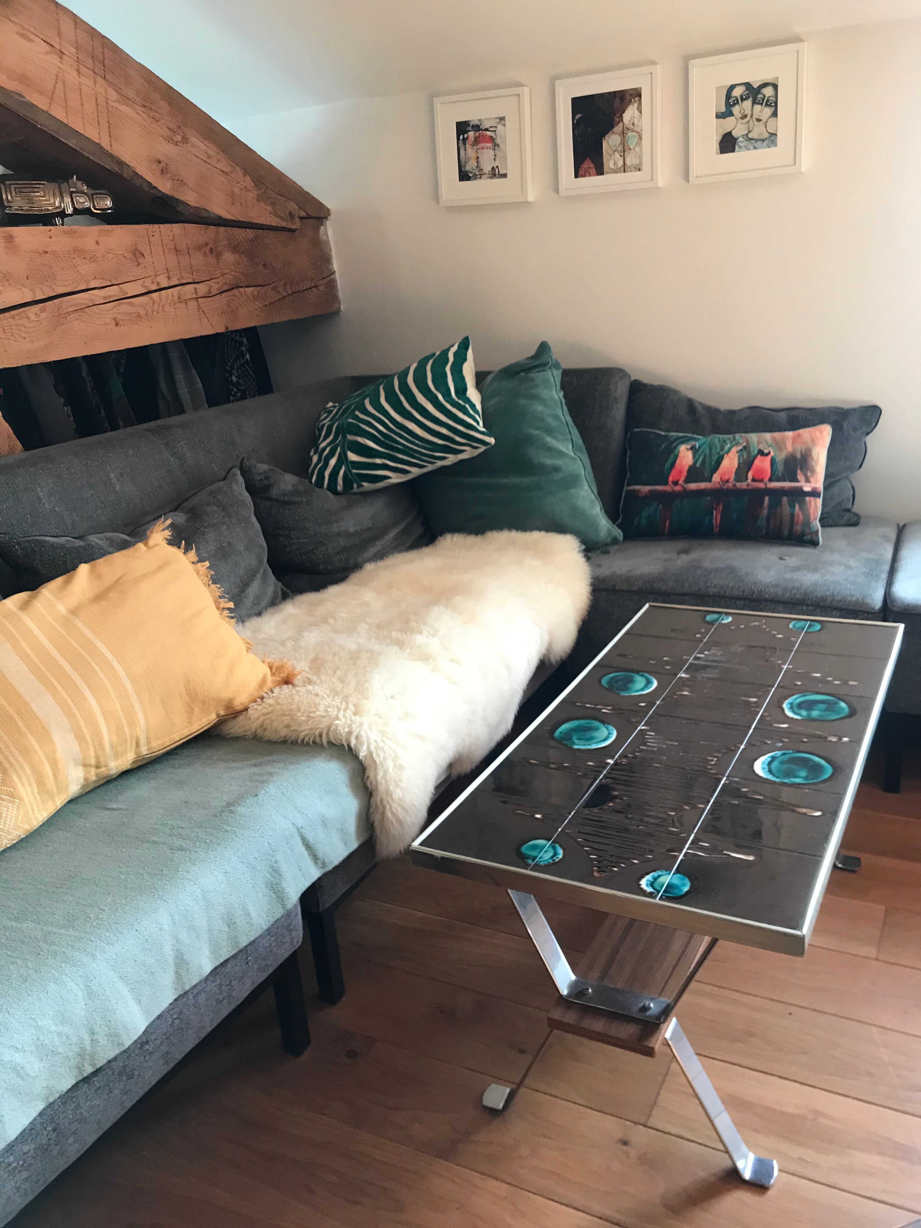 Vintage ceramic table