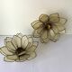 Candlestick flower in brass