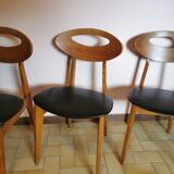 Set of 4 chairs, 70s