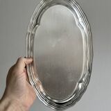 Light shiny metal tray