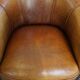 Fauteuil club en cuir de mouton