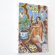 Painting, odalisque women's painting, 90s