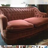 Pair of Napoleon III sofa