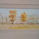 Landscape painting oil on panel