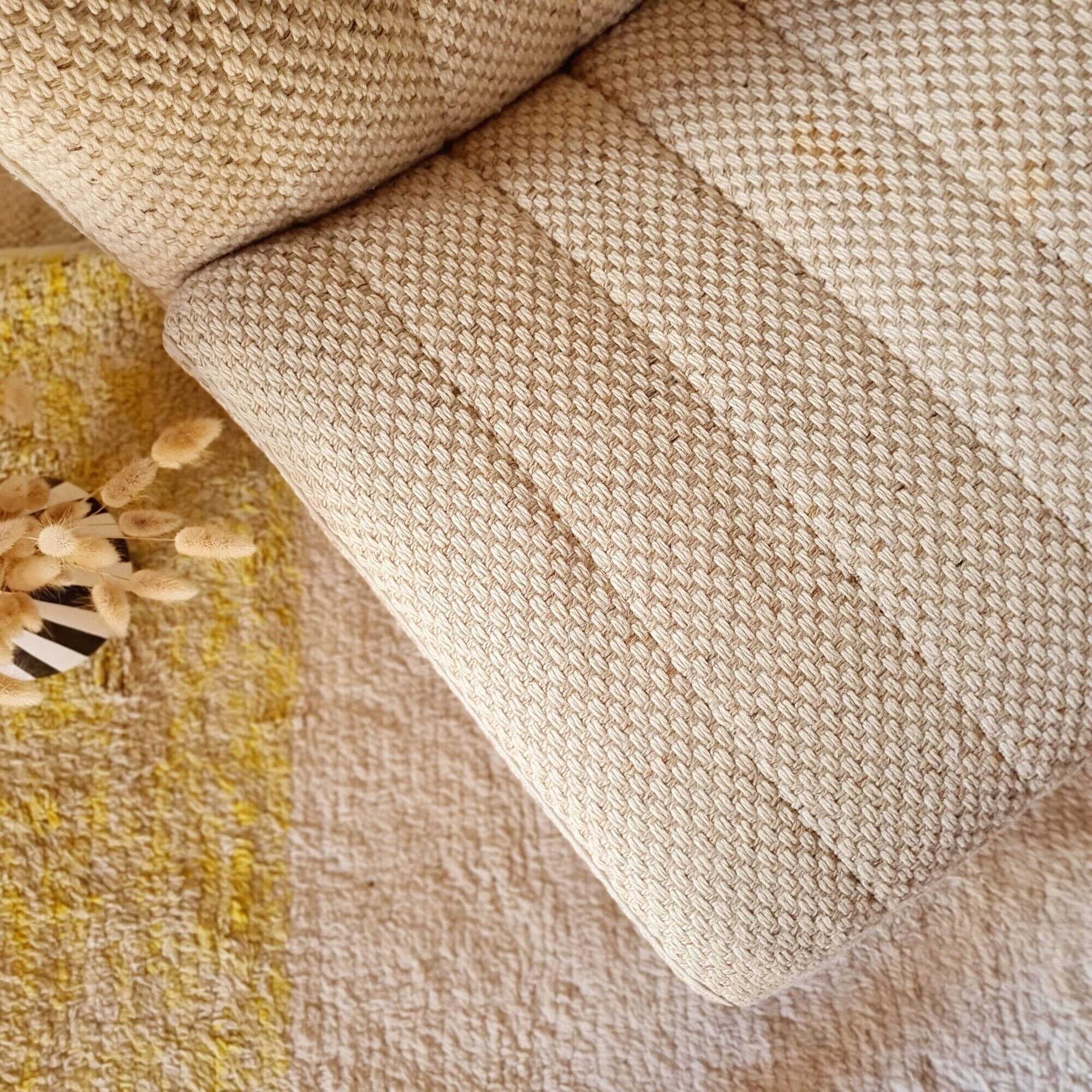 Vintage wool armchair, International Furniture Paris - 70s