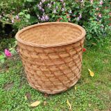 large vintage wicker basket from the 70s.