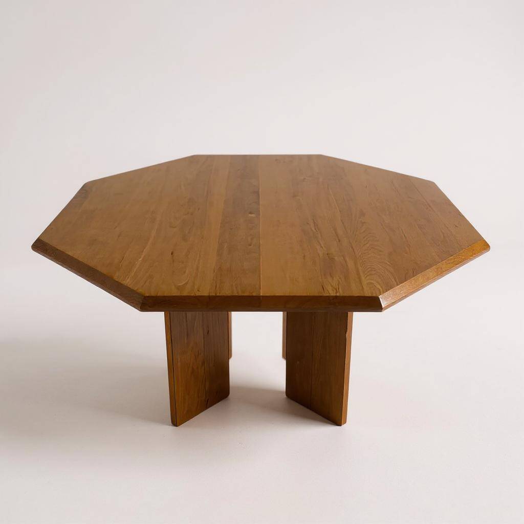 Vintage octagonal table from Maison Regain