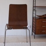Suite of 6 scandinavian design chairs