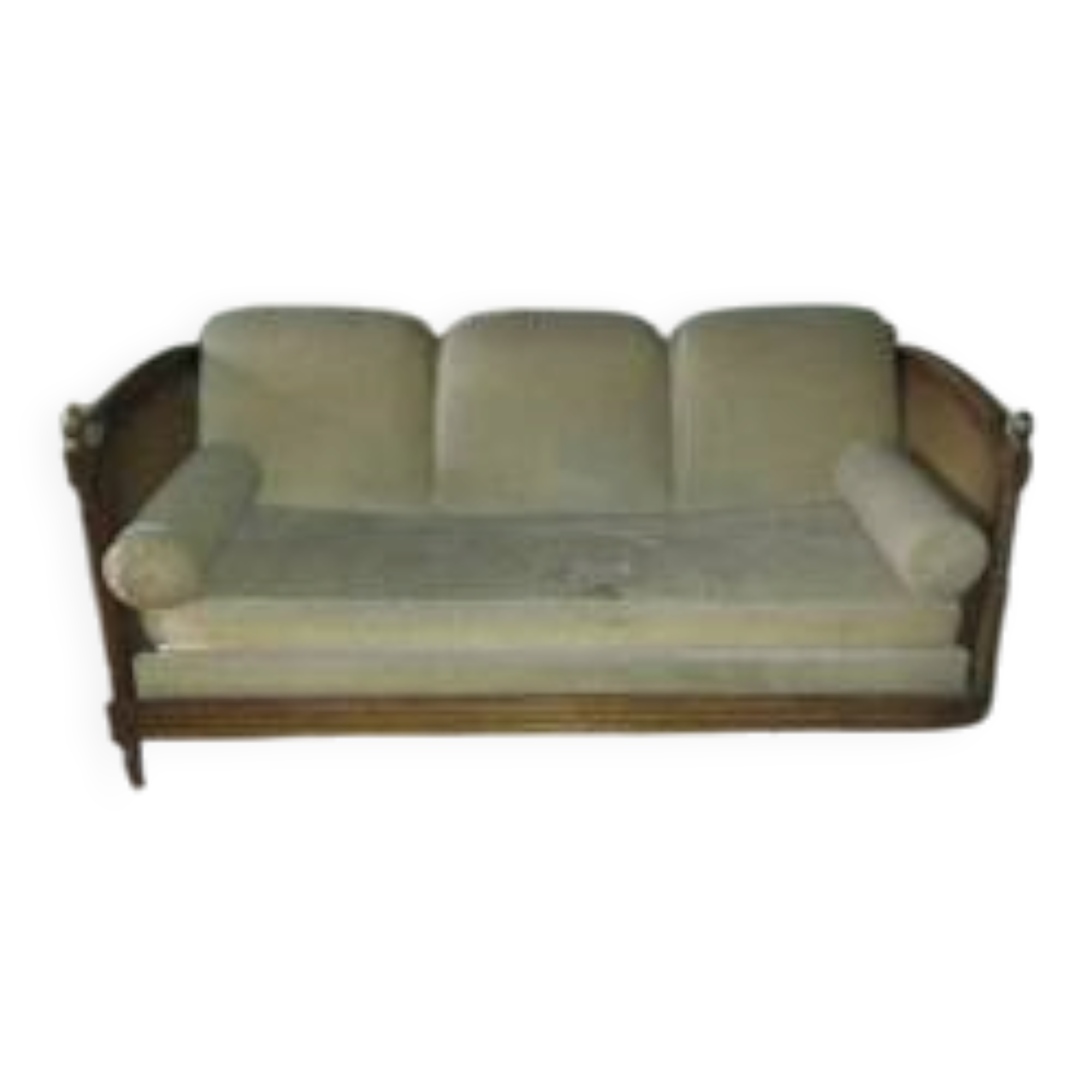 banquette cannée style Louis XVI
