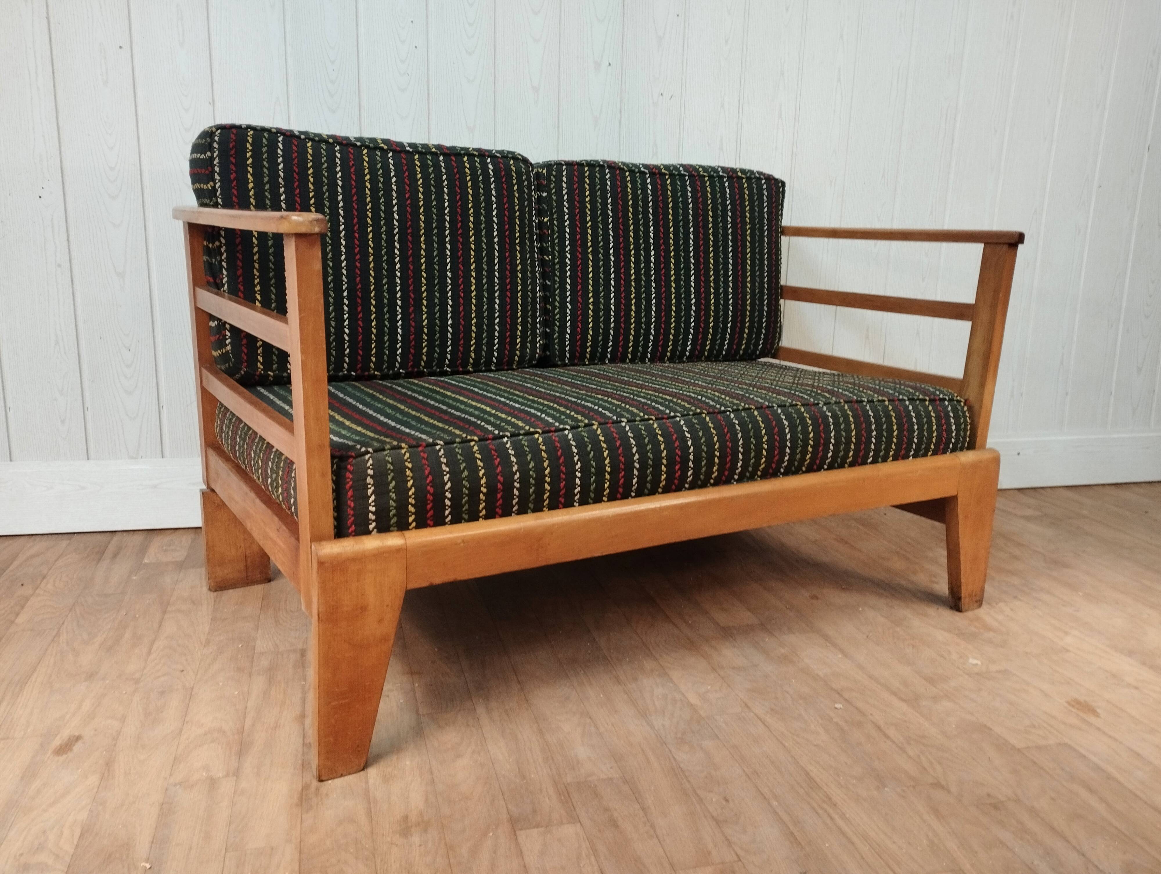 Daybed vintage compass feet Scandinavian style