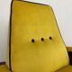 Mid-century design yellow armchairs