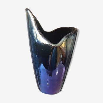 Vase in gres flame of rambervillers contemporary form