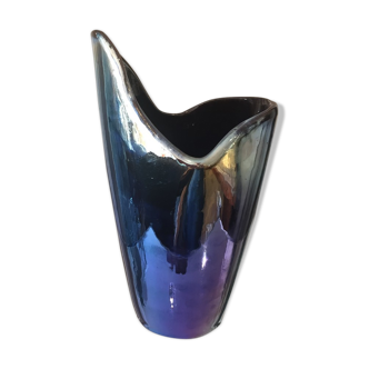 Vase in gres flame of rambervillers contemporary form