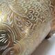 Vintage solid brass flower spike vase