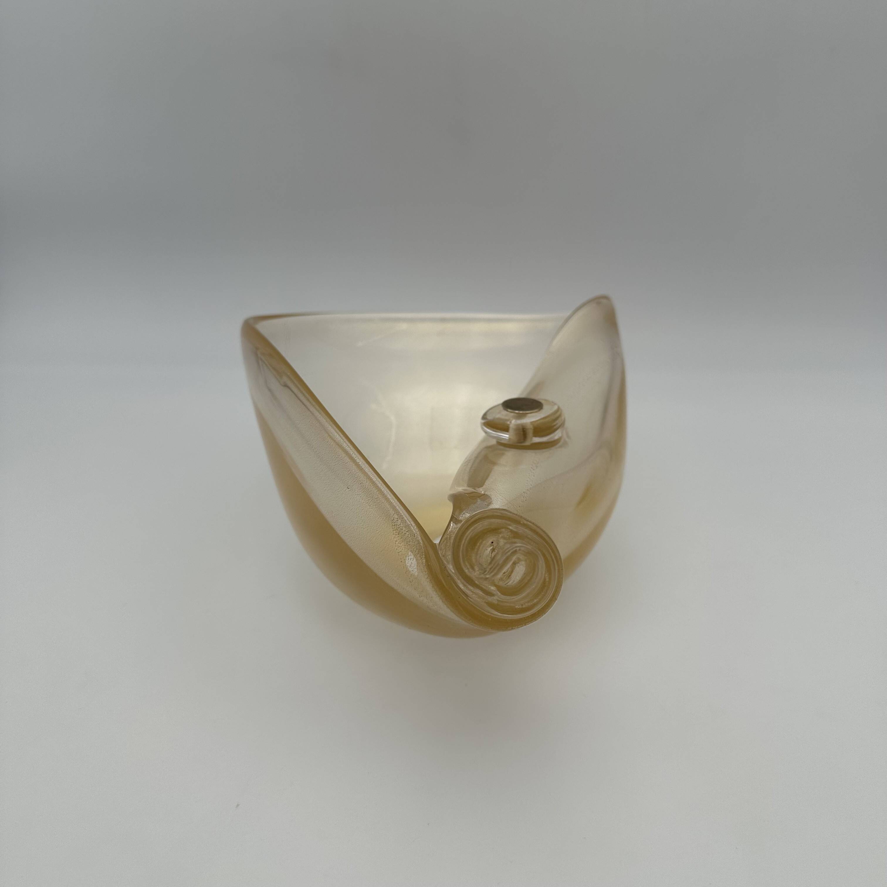 Coupe de Forme Libre en Verre Irisé de Murano, Barovier & Toso, Années 1950