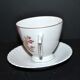 Lot de 2 tasses fleuries pivoine en porcelaine allemande AK Kaiser Germany
