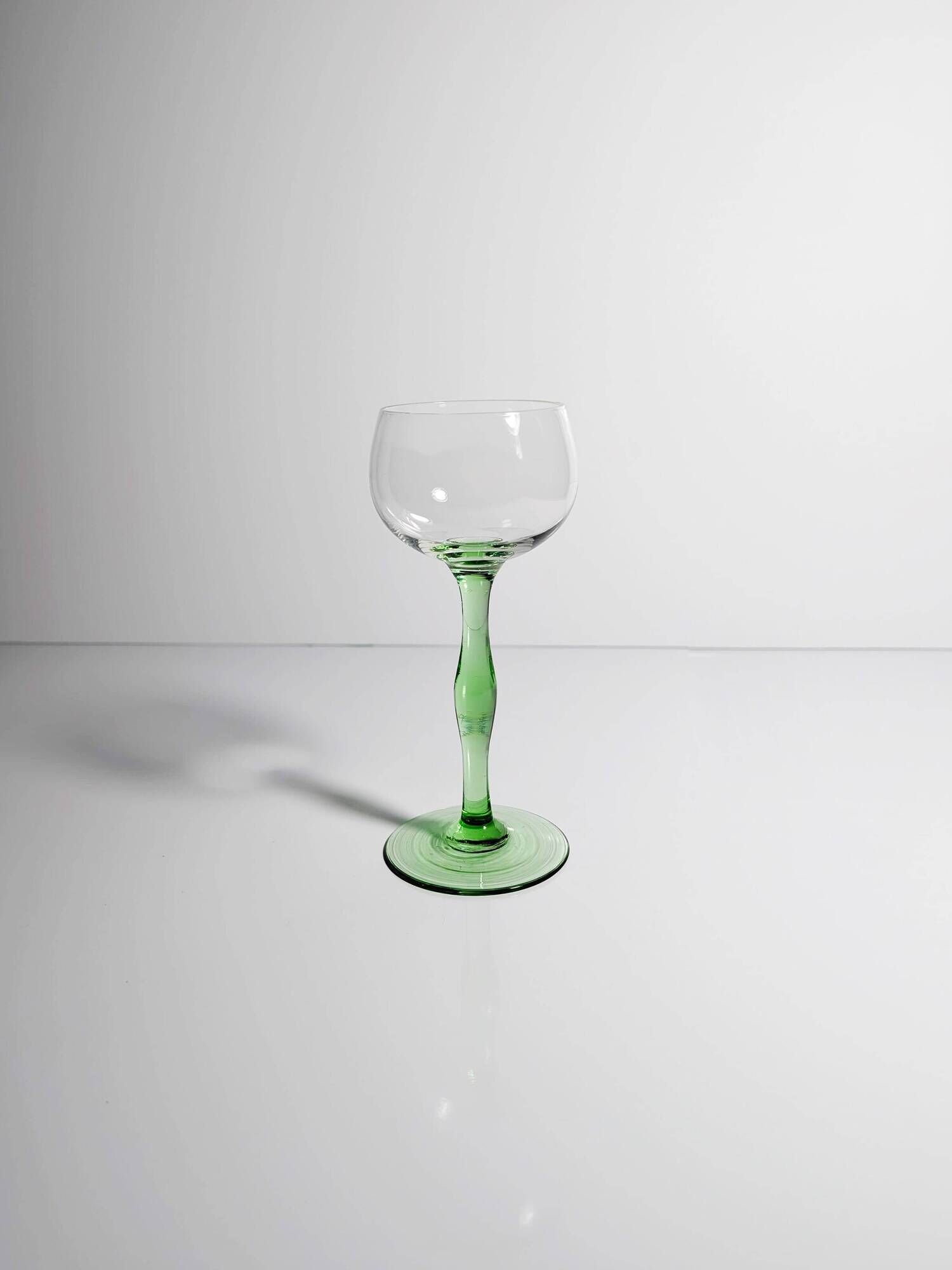 5x Art Nouveau wine glasses handmade - Peter Behrens Style 1900