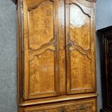 Louis XV period Provençal armoire in walnut and marquetry