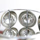 Lamp with a half revolving spheres, 70s