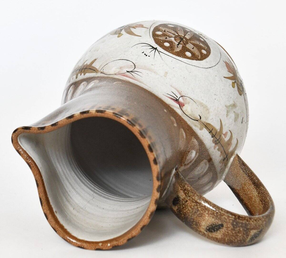 Ceramic jug by André L'Helguen for Keraluc Quimper