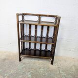 3-tier rattan shelf