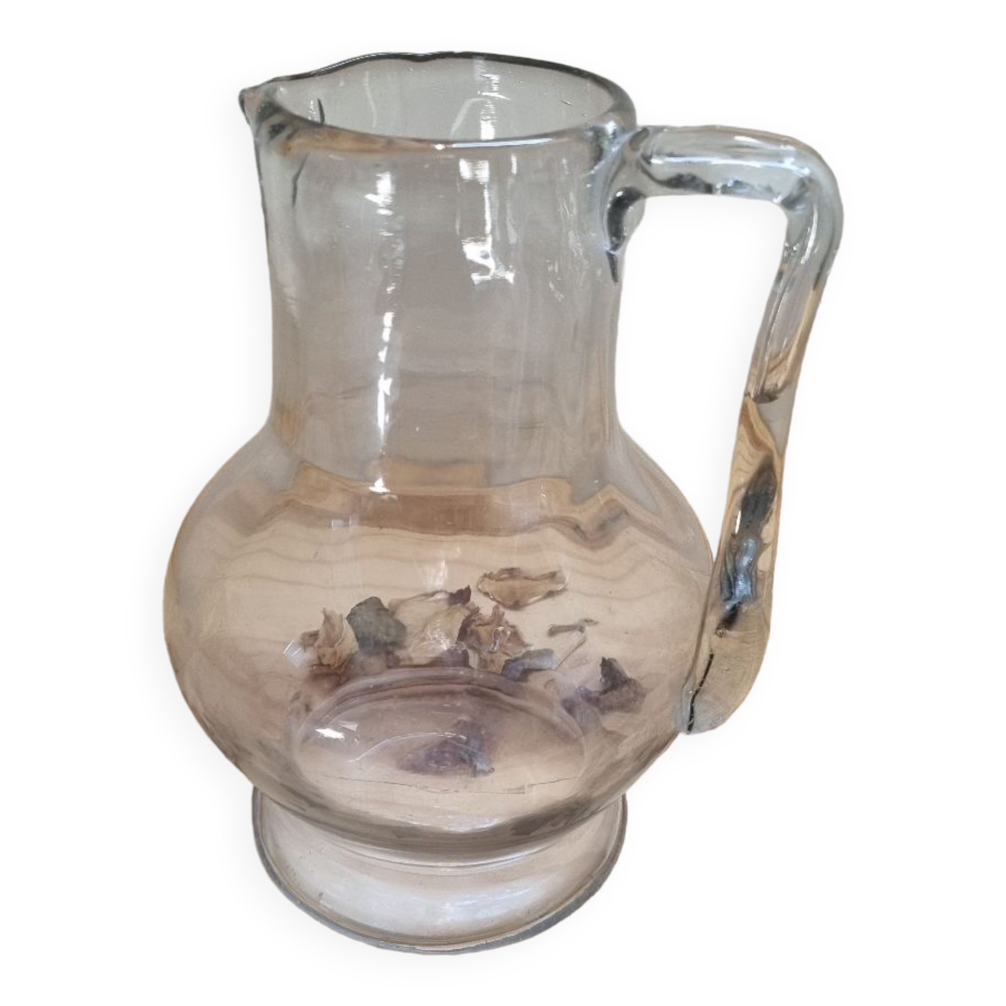 Vintage blown glass carafe