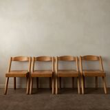 Vintage Italian Iva Dining Chairs Roberto Pamio Renato Toso Stilwood