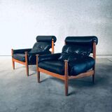 Scandinavian lounge chairs attributed to Eric Merthen for Ire Möbler, Sweden, 1960s, set of 2.