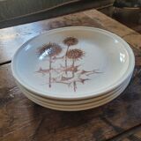 Stoneware Plates – Thistle Decor – Circa 1970