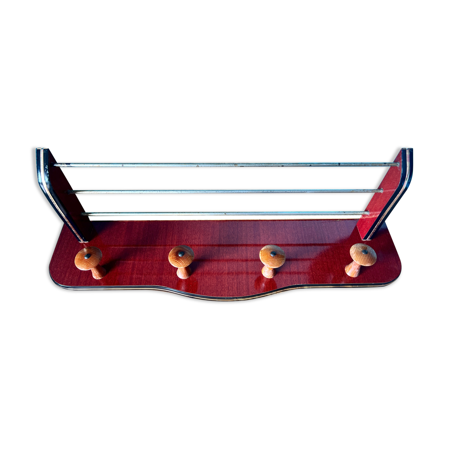 Coat rack vintage with repisa 60s-70s