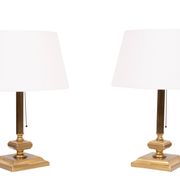 Lampes de table en laiton Herda Classic des années 1970