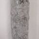 Brutalist wall light in frosted glass by Hillebrand Leuchten, Germany 1960.