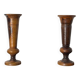 Olive wood vases