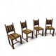 4 x Swedish / Oak Neoclassic / Grace / Dining Chairs