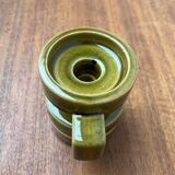 Mid-century West German pottery candlestick WGP by Cari Zalloni for Steuler, 1960s.