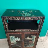 Black lacquered Chinese sideboard