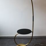 Floor lamp with shelf by Kaiser, Germany, 60's.
