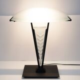 Post Modern Italian Murano Glass Mushroom Table Lamp, 1980s