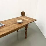 70s pine farmhouse table