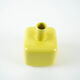 Yellow ceramic vase, German design, 1990s, manufactured by ASA Selection