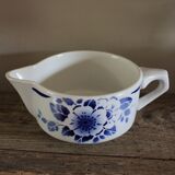 Blue Flower Sauce Boat Saint Amand Art Deco