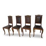 Italian art deco dining chairs 1920s