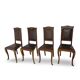 Italian art deco dining chairs 1920s