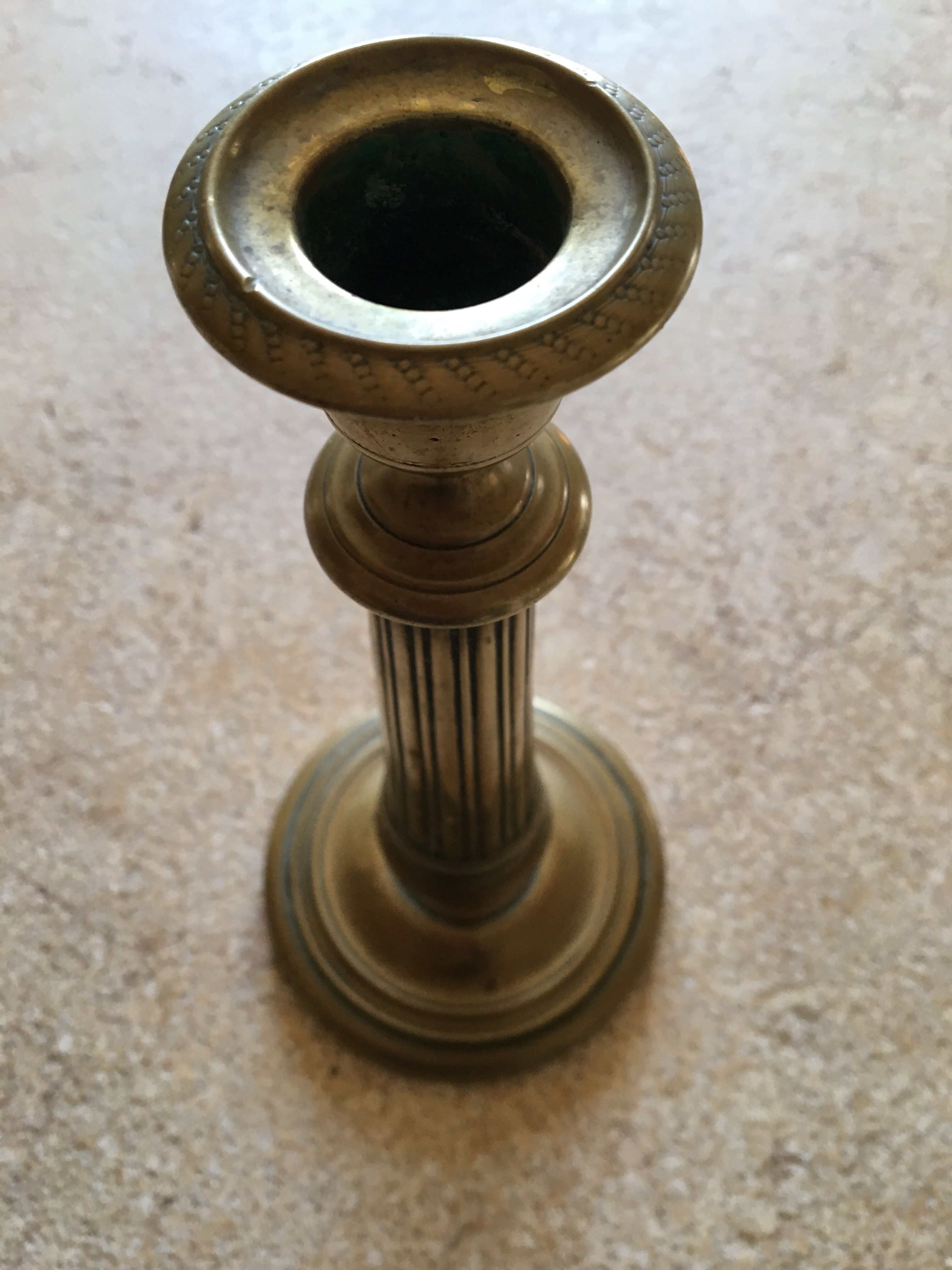 Brass candlestick