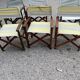 Lot de 7 chaises de jardin vintage
